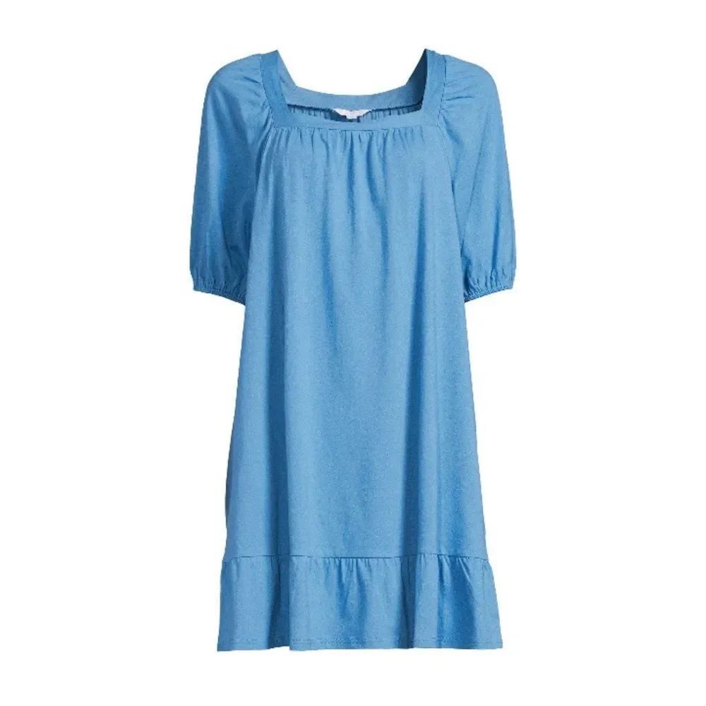 Women’s Casual Cute Cotton Square Neck Dress Size S